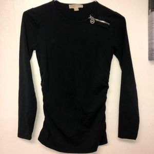 Black Maternity Shirt